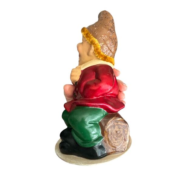Take 1/2 off Rare Ino Schaller Limited Production Papier Mache Christmas Gnome - Picture 3 of 10